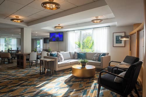 Sala de estar en el lobby