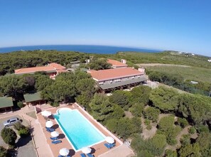 Aerial view - Hotel Club Mezzaluna (Carloforte)