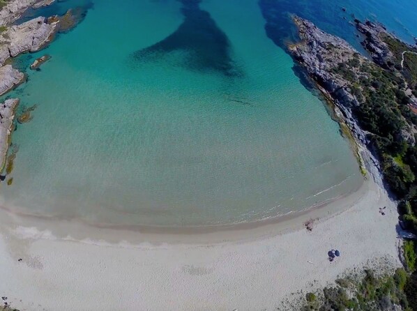 Private beach nearby