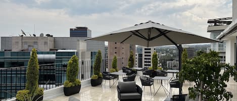 Terrasse sur le toit