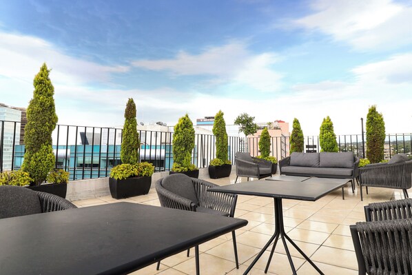 Terrasse sur le toit