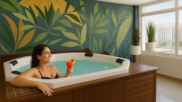 Bañera de hidromasaje interior
