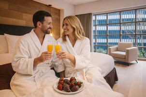 Habitación junior | Ropa de cama de alta calidad y edredones de plumas