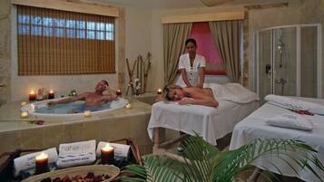 Couples treatment room(s), sauna, steam room, body treatments