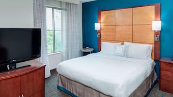 Premium bedding, pillow-top beds, in-room safe, laptop workspace