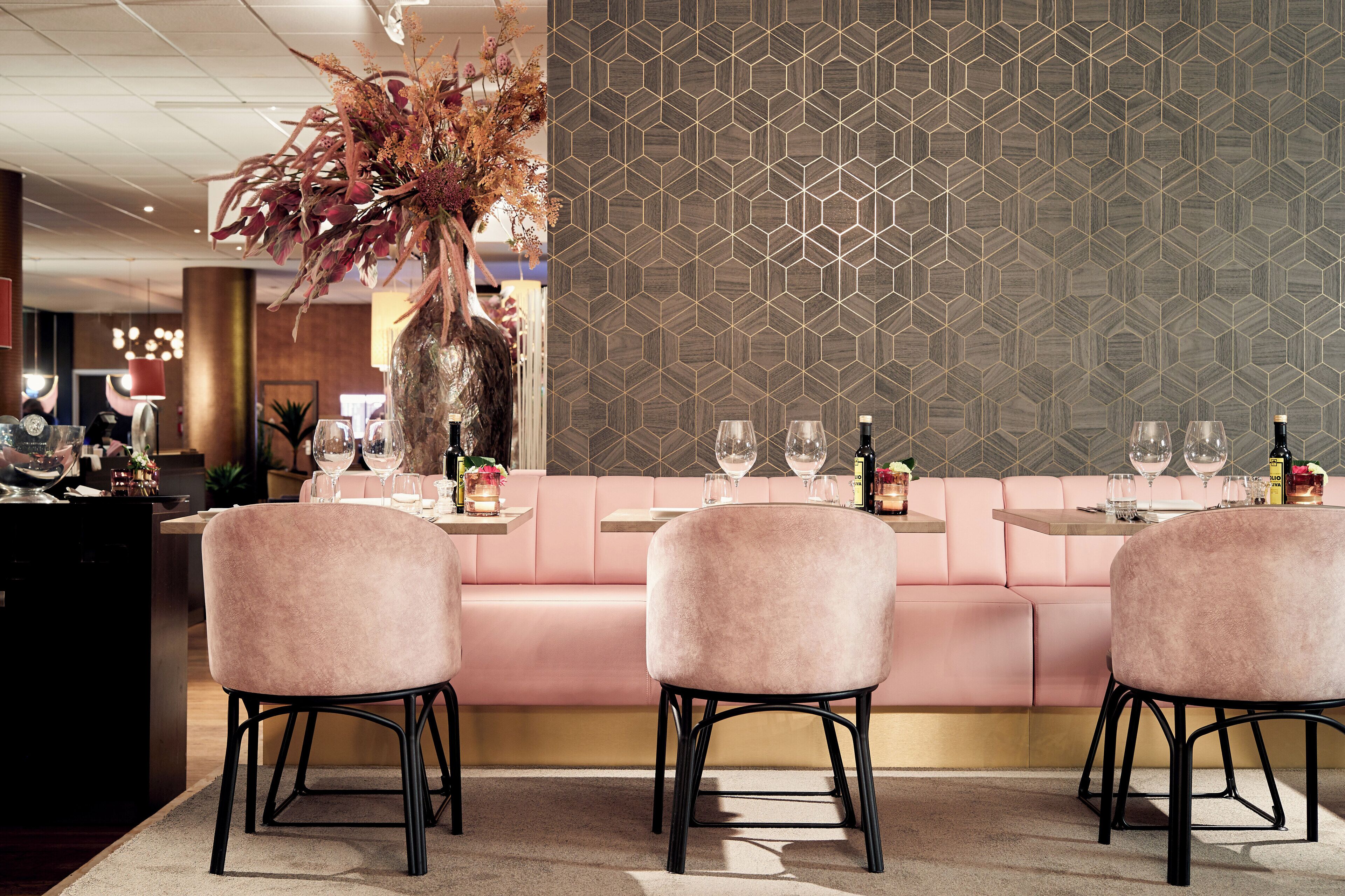 breakfast, lunch, dinner served; modern european cuisine, garden views