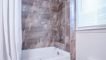 Suite, 2 Bedrooms | Bathroom | Shower, free toiletries, towels