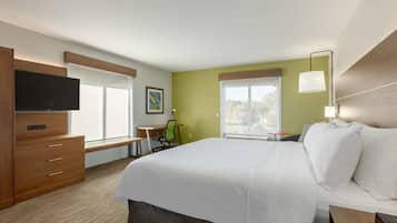 In-room safe, desk, blackout curtains, iron/ironing board