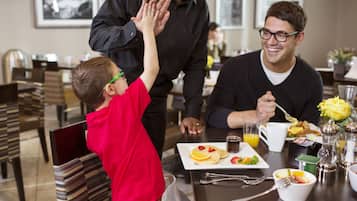 Cooked-to-order breakfast for a fee