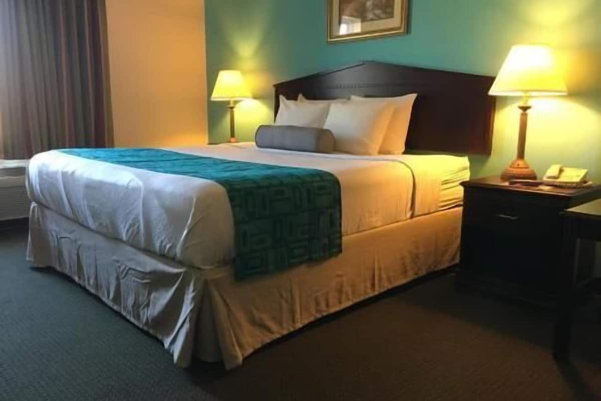 In-room safe, desk, iron/ironing board, free cribs/infant beds