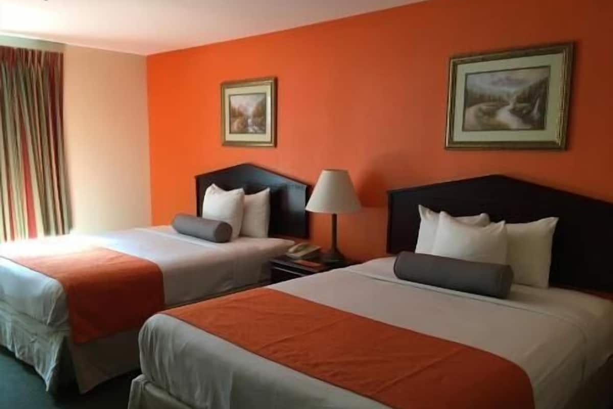 In-room safe, desk, iron/ironing board, free cribs/infant beds