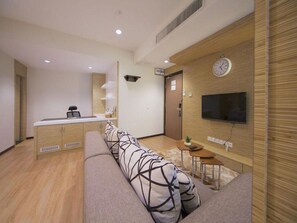 1-Bedroom Apartment | Living area | TV - Kinabalu Daya Hotel (Kota Kinabalu)