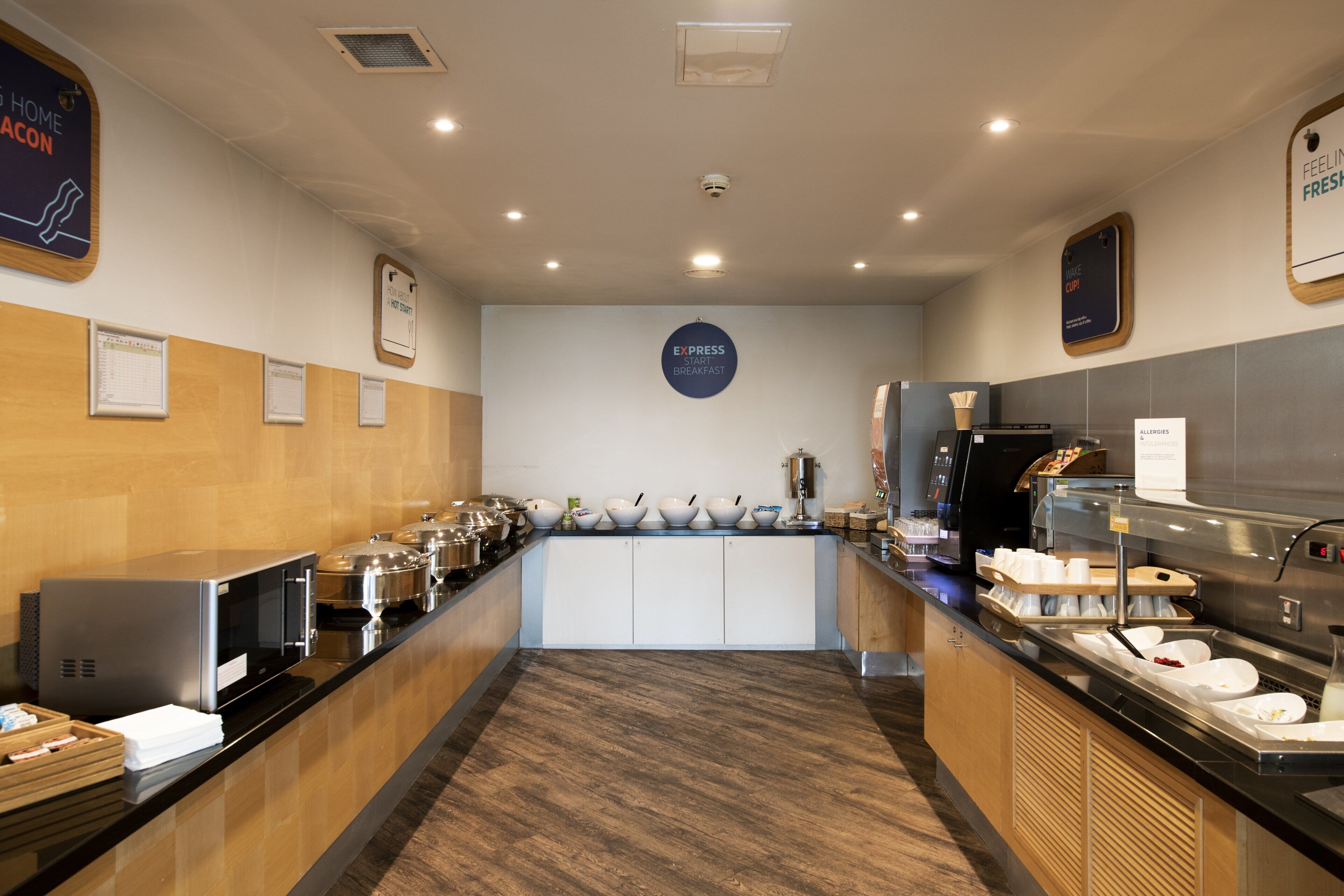 free daily self-service breakfast