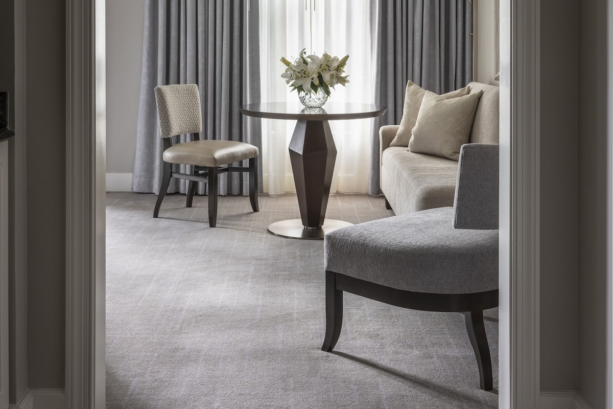 1 bedroom, Frette Italian sheets, premium bedding, down comforters