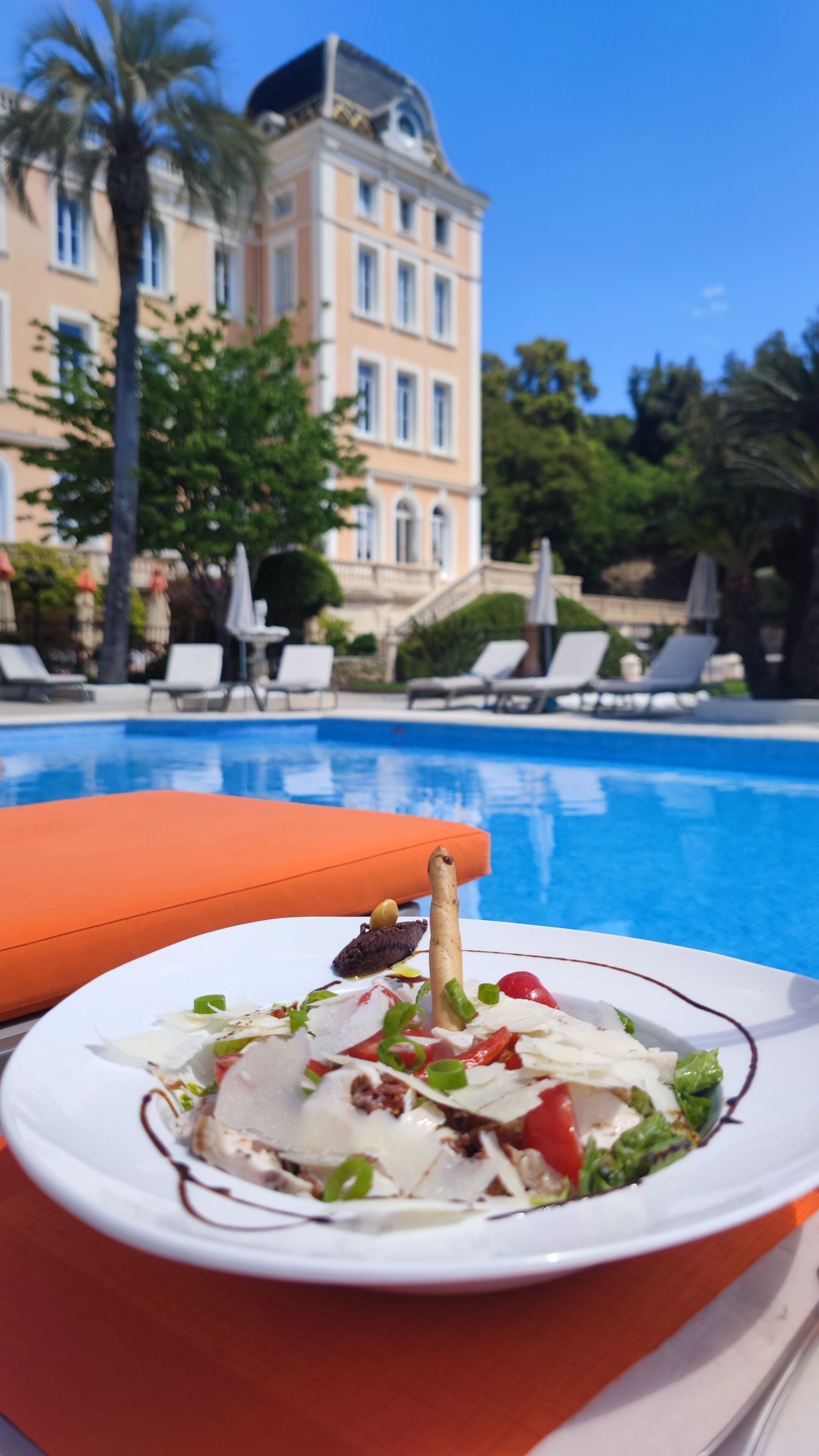 Breakfast, lunch, dinner served; French cuisine, pool views 