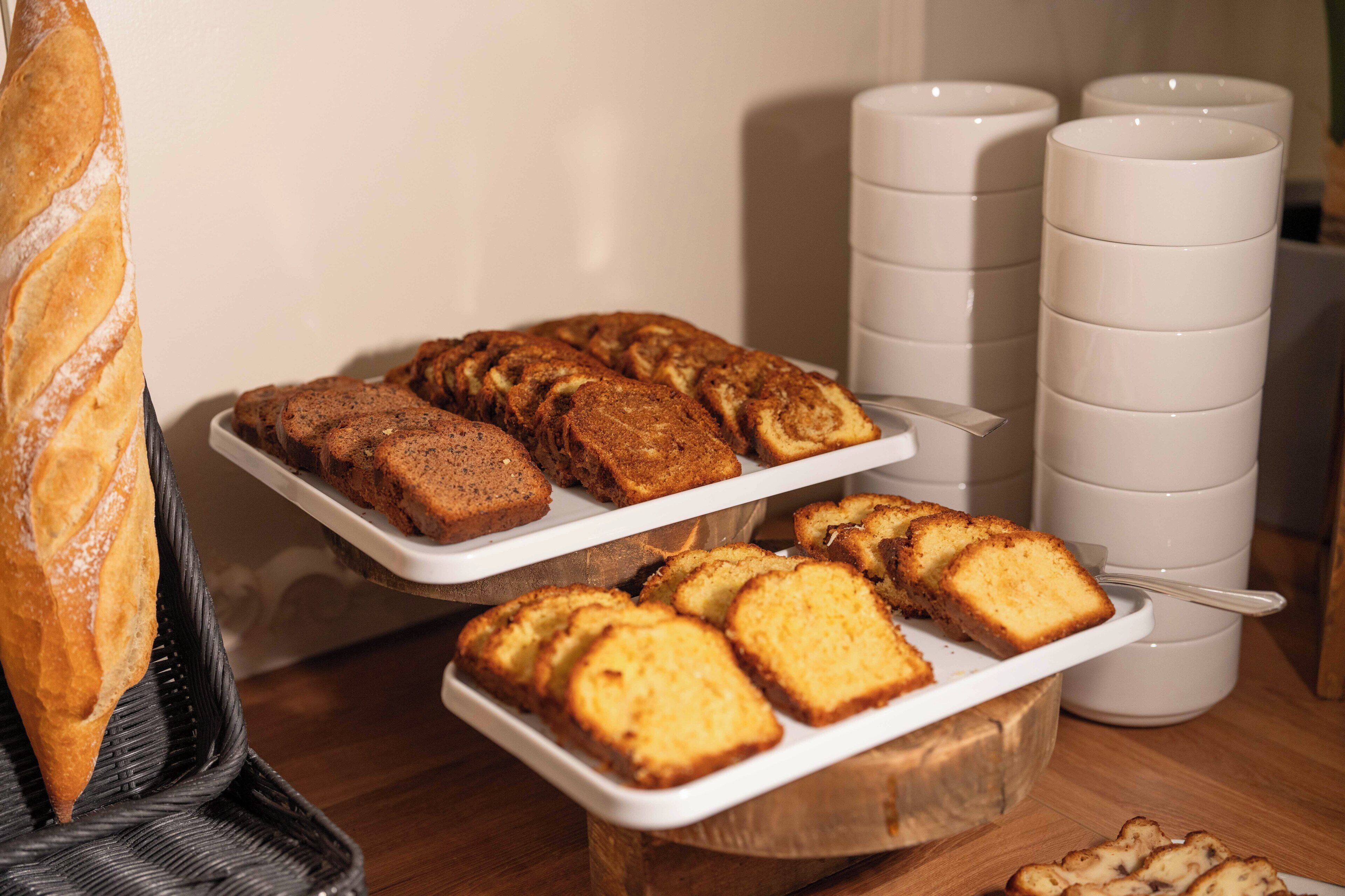 daily buffet breakfast (eur 22 per person)