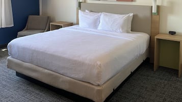 In-room safe, desk, laptop workspace, iron/ironing board