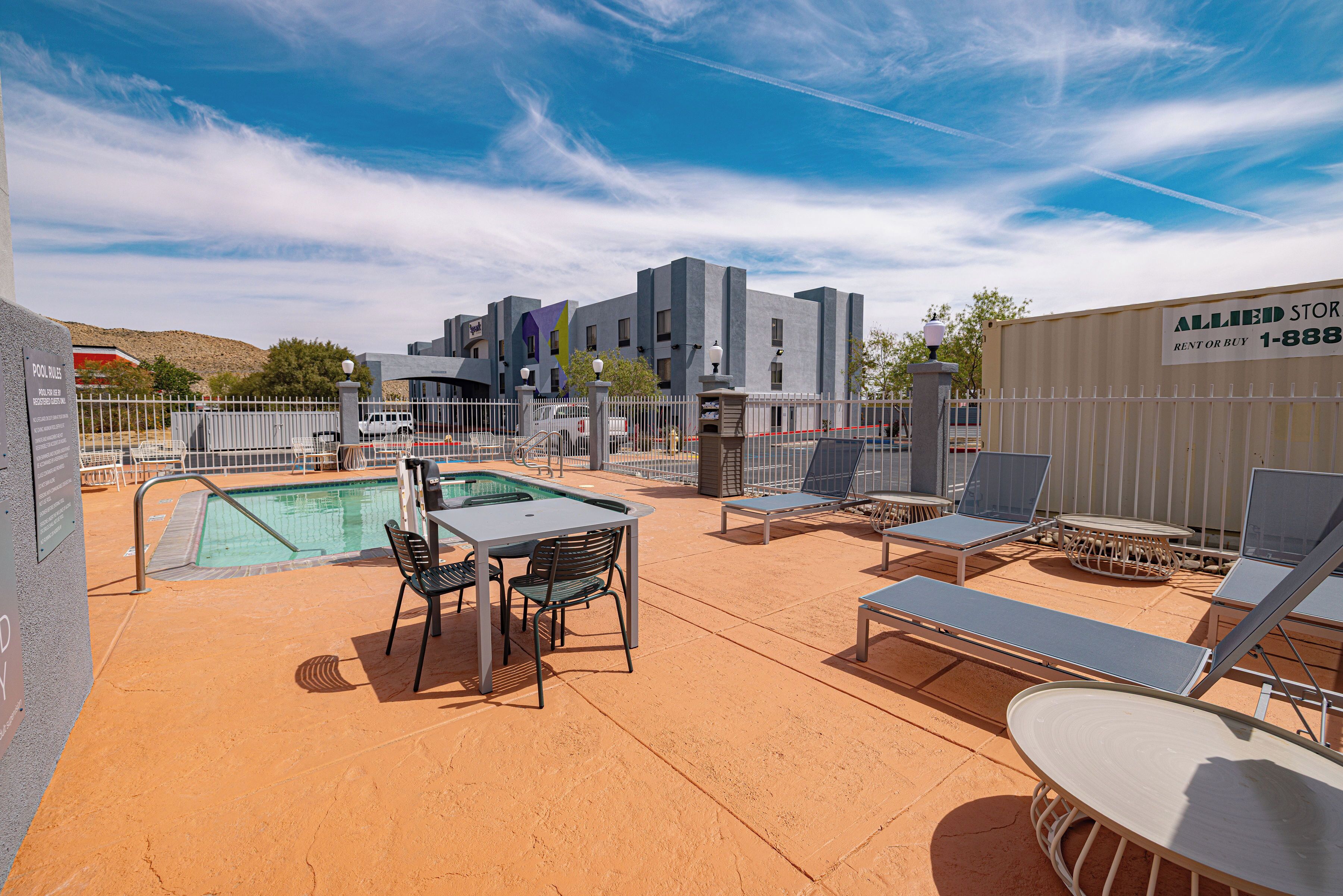Indoor pool, seasonal outdoor pool