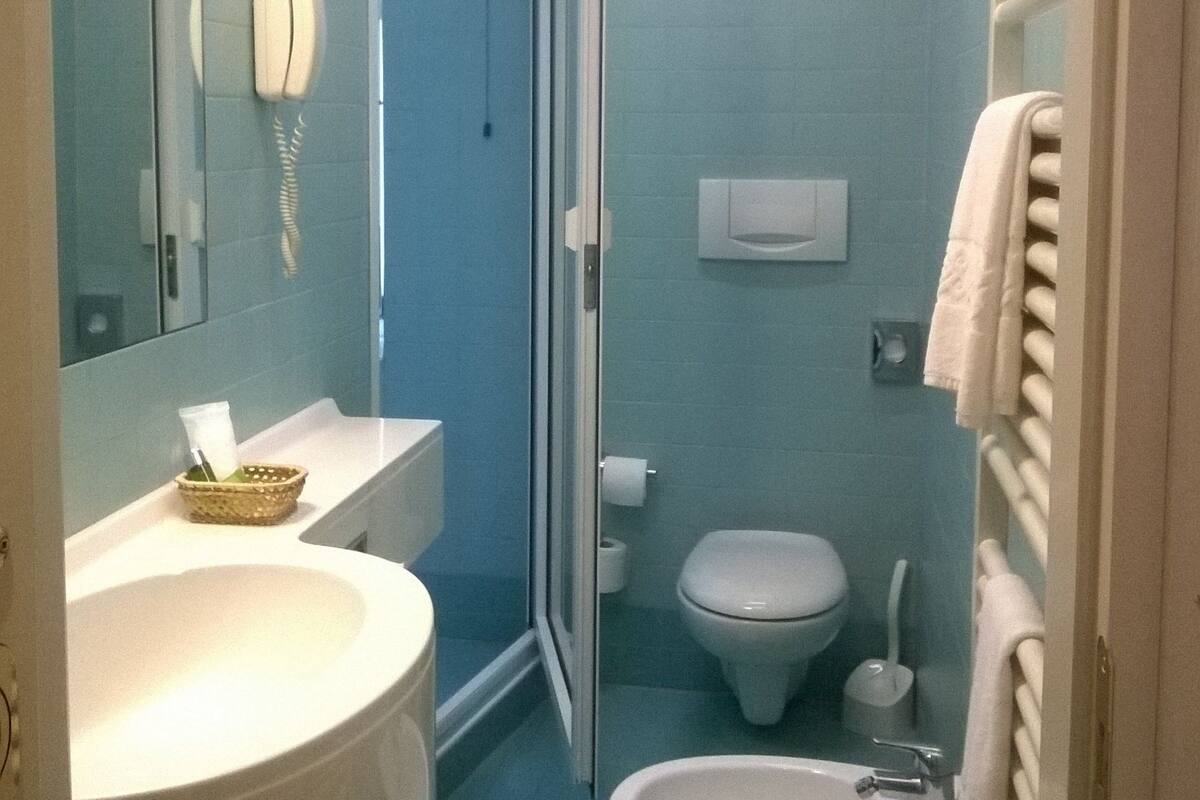 Standard Single Room, 1 Twin Bed | Bathroom | Hair dryer, bidet