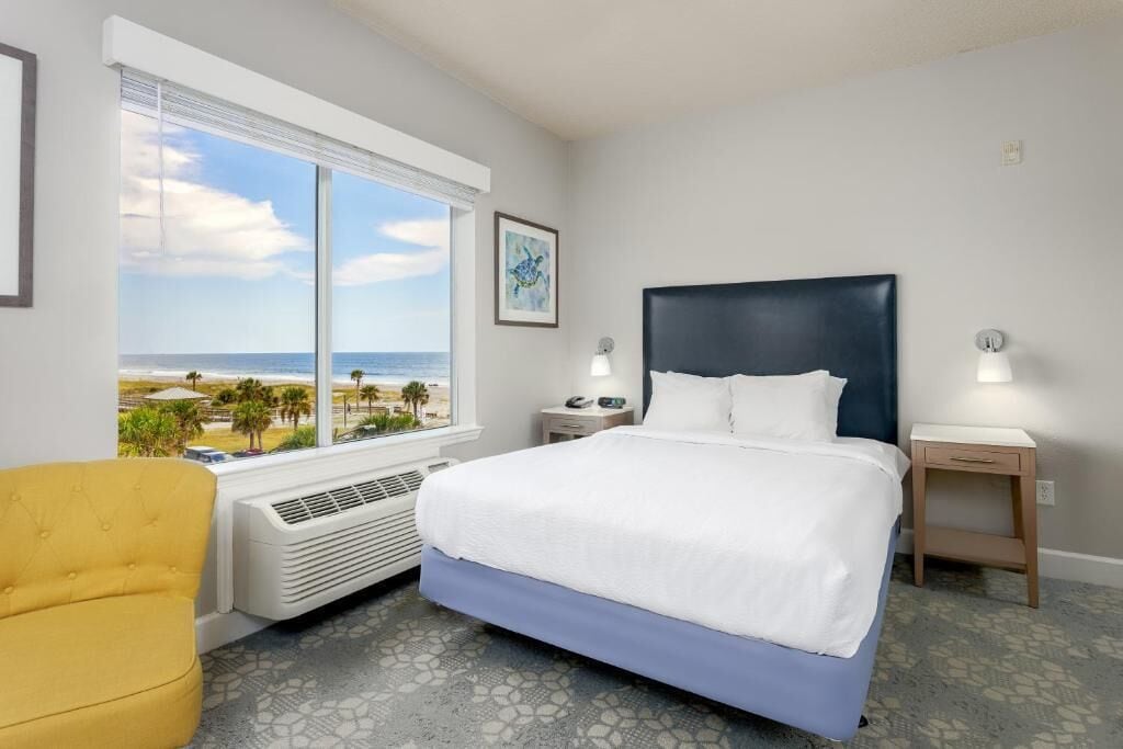 开间, 部分海洋景观 | 熨斗/熨衣板、免费 WiFi、床单