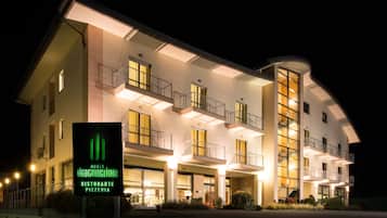 Front of property - evening/night
