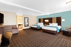 Suite estudio, 2 camas Queen size, para no fumadores | Escritorio, tabla de planchar con plancha, camas extra y wifi gratis