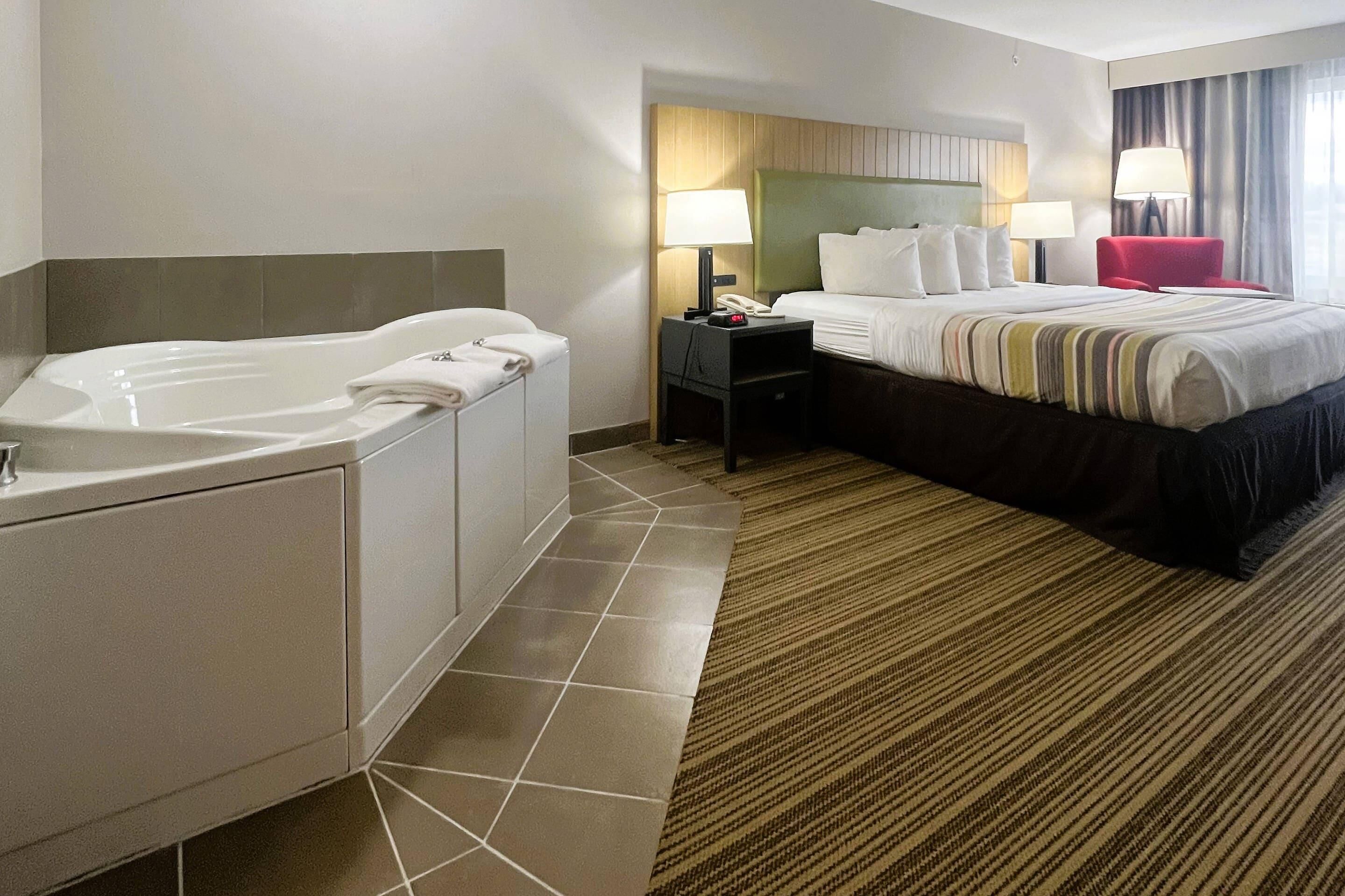 In-room safe, desk, blackout curtains, iron/ironing board