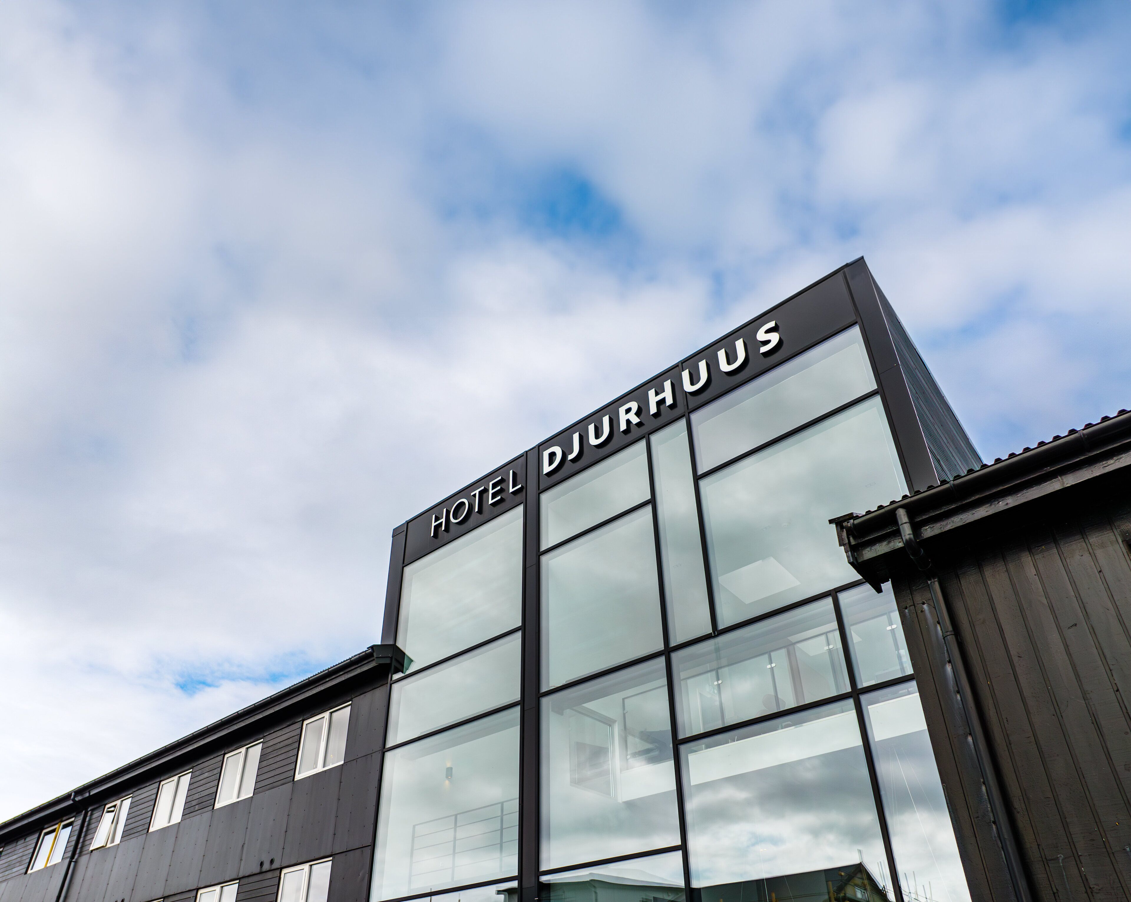 Overnatningsstedets facade