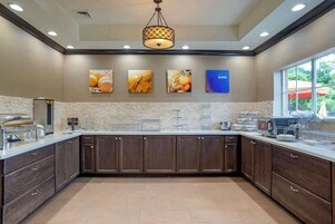 Free buffet breakfast