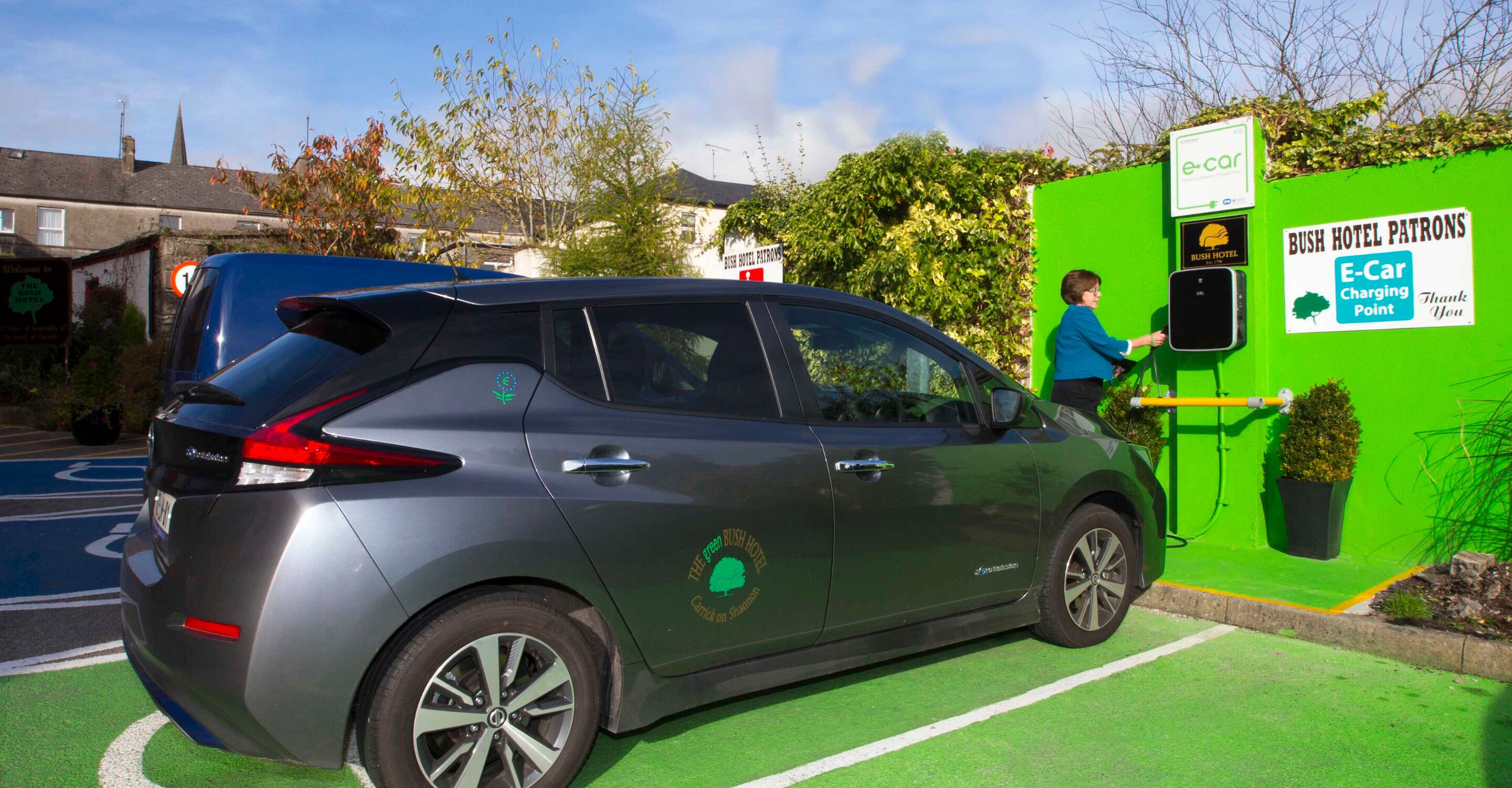 electric vehicle-charging station