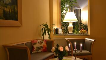 Sala de estar en el lobby