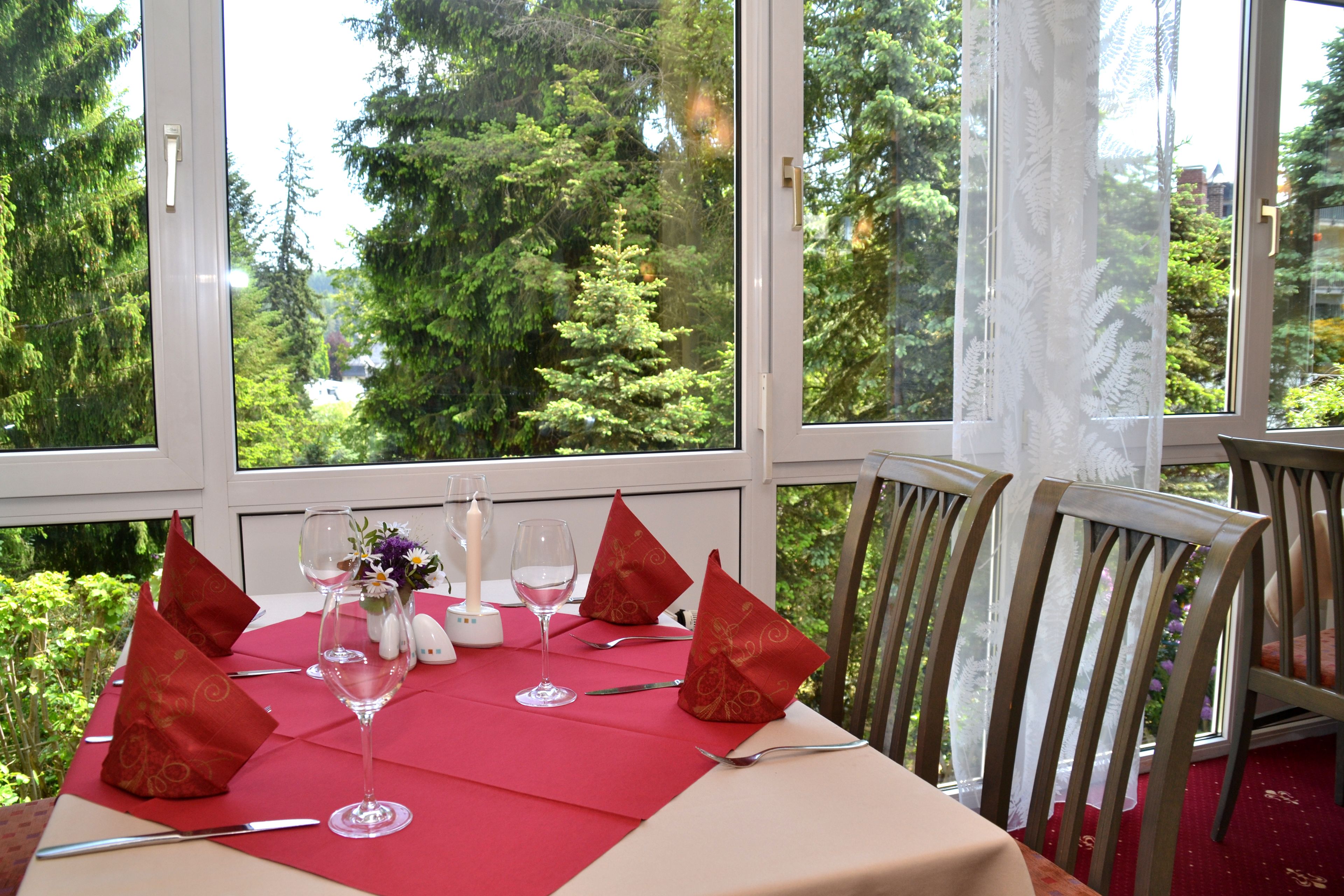 Aperto a pranzo e cena, cucina internazionale, con vista sul giardino 