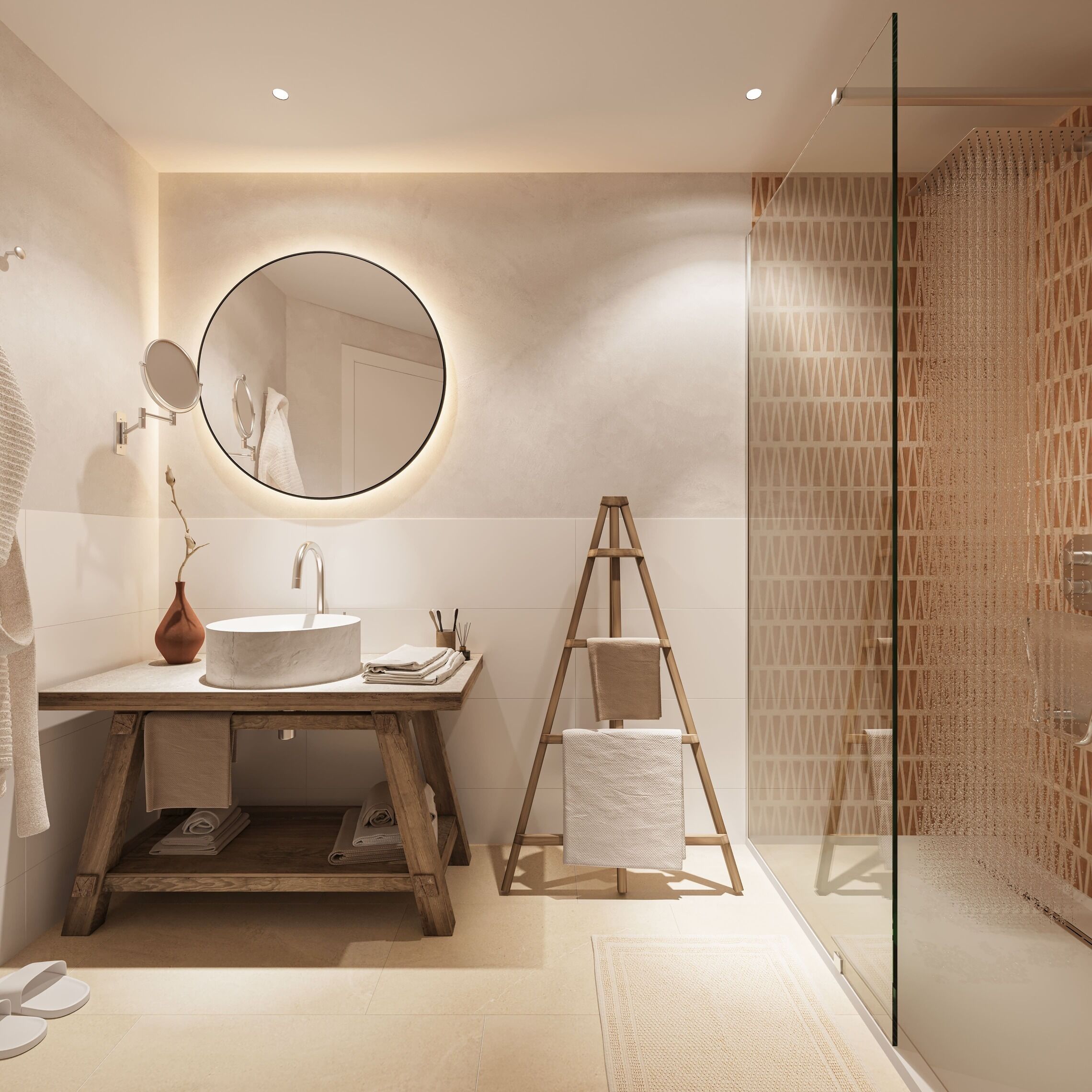 Swim Up One Bedroom Apartment Garden View | Bathroom | Combined shower/bathtub, eco-friendly toiletries, hair dryer, bidet