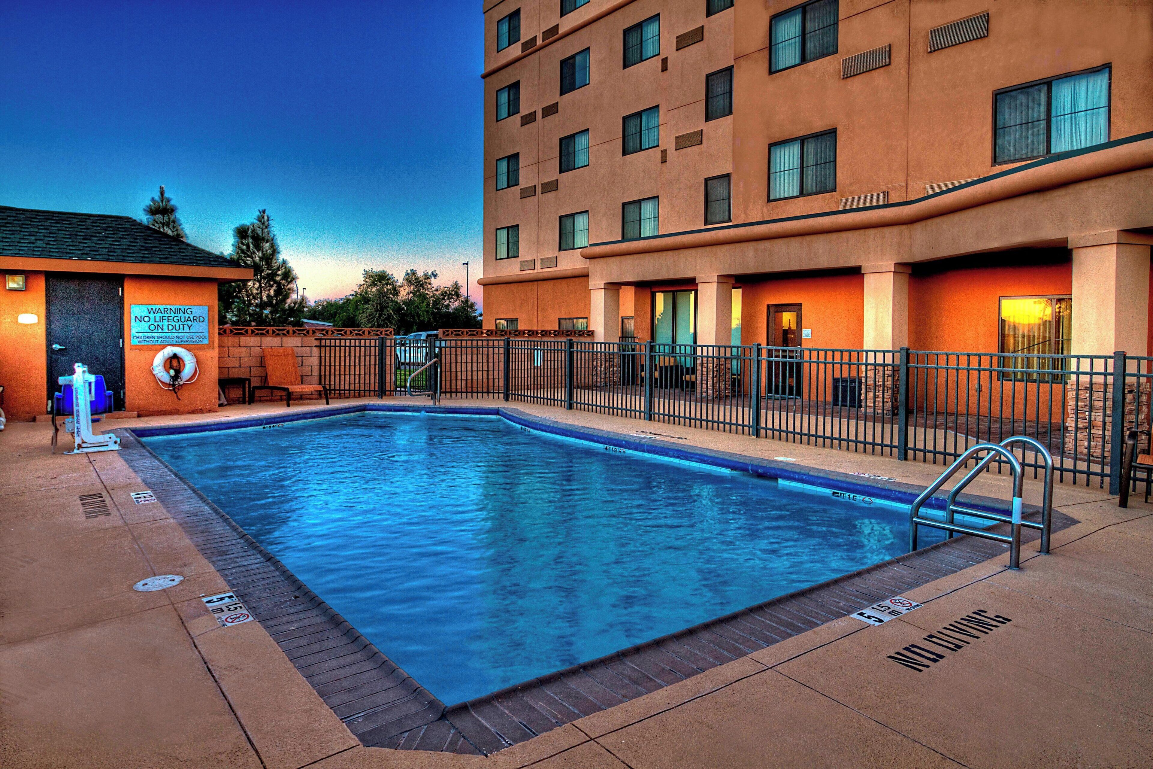 Seasonal outdoor pool