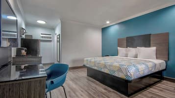 Desk, iron/ironing board, free WiFi, bed sheets