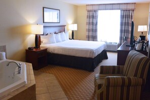 Desk, laptop workspace, blackout drapes, iron/ironing board - Country Inn & Suites by Radisson, Peoria North, IL (Peoria)
