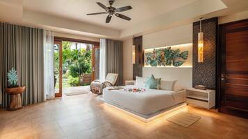 Minibar, coffres-forts dans les chambres, bureau