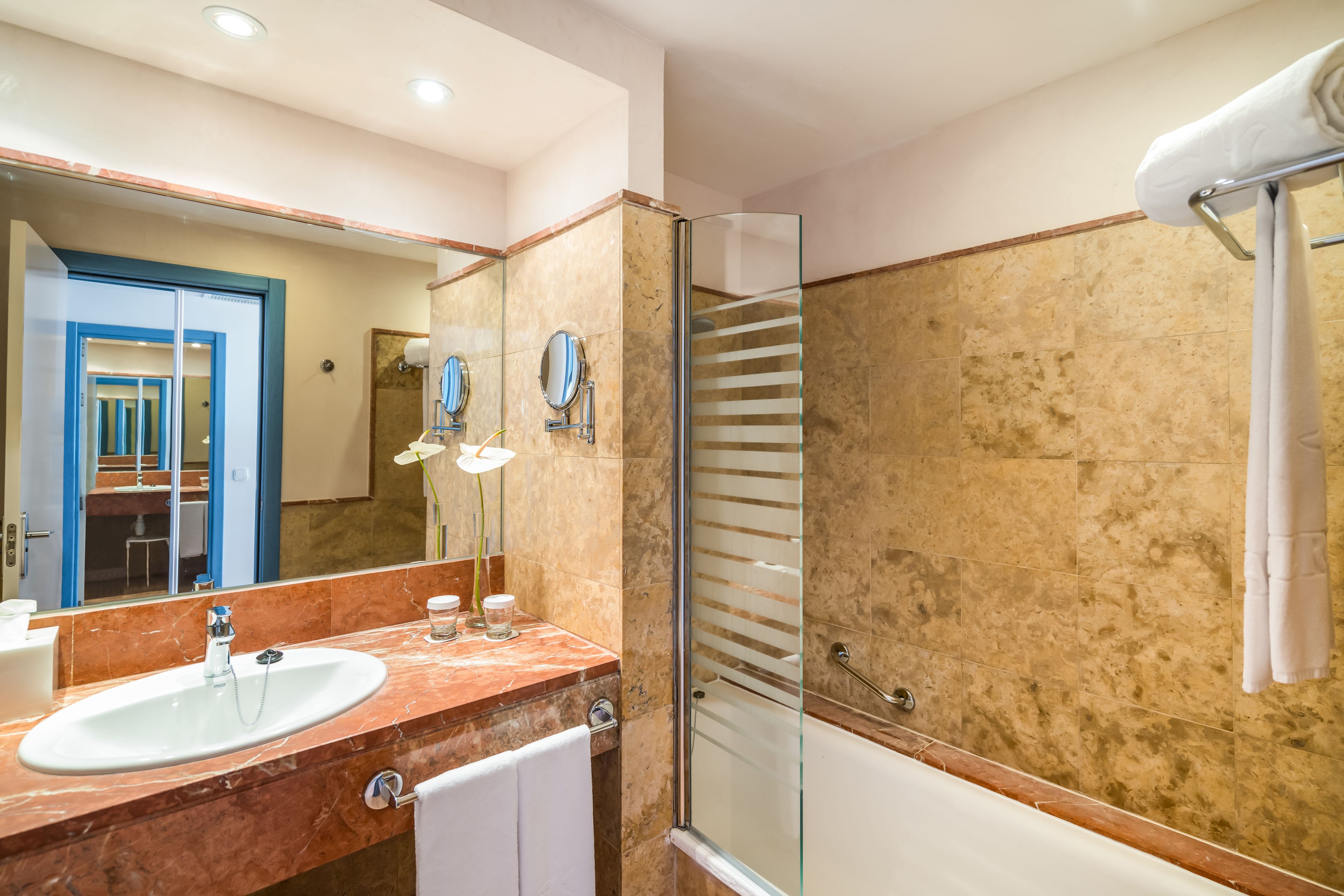 double room, sea view (star prestige) | bathroom | eco-friendly toiletries, hair dryer, bidet, towels