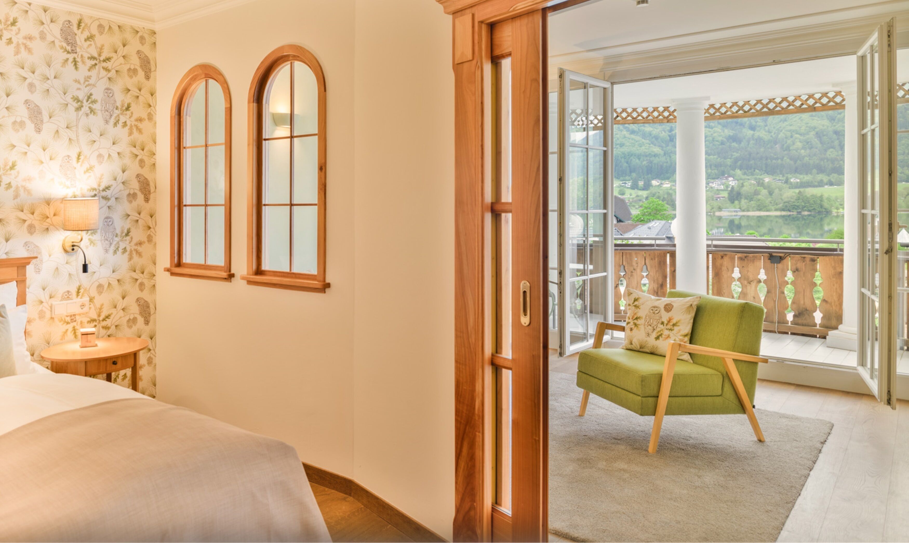 turmsuite mit balkon und seeblick | 1 bedroom, hypo-allergenic bedding, minibar, in-room safe