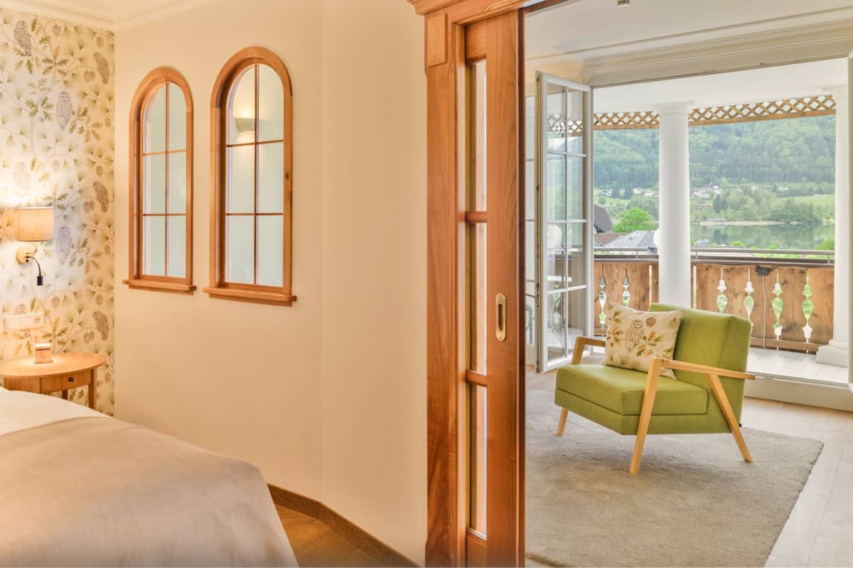 turmsuite mit balkon und seeblick | 1 bedroom, hypo-allergenic bedding, minibar, in-room safe