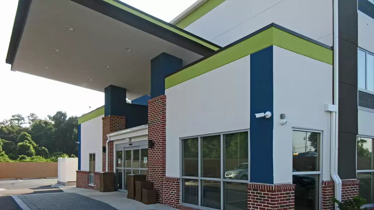 ด้านหน้าที่พัก