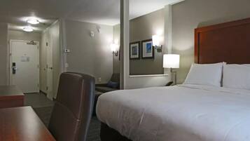 Suite, 1 King Bed, Non Smoking | In-room safe, desk, laptop workspace, blackout drapes