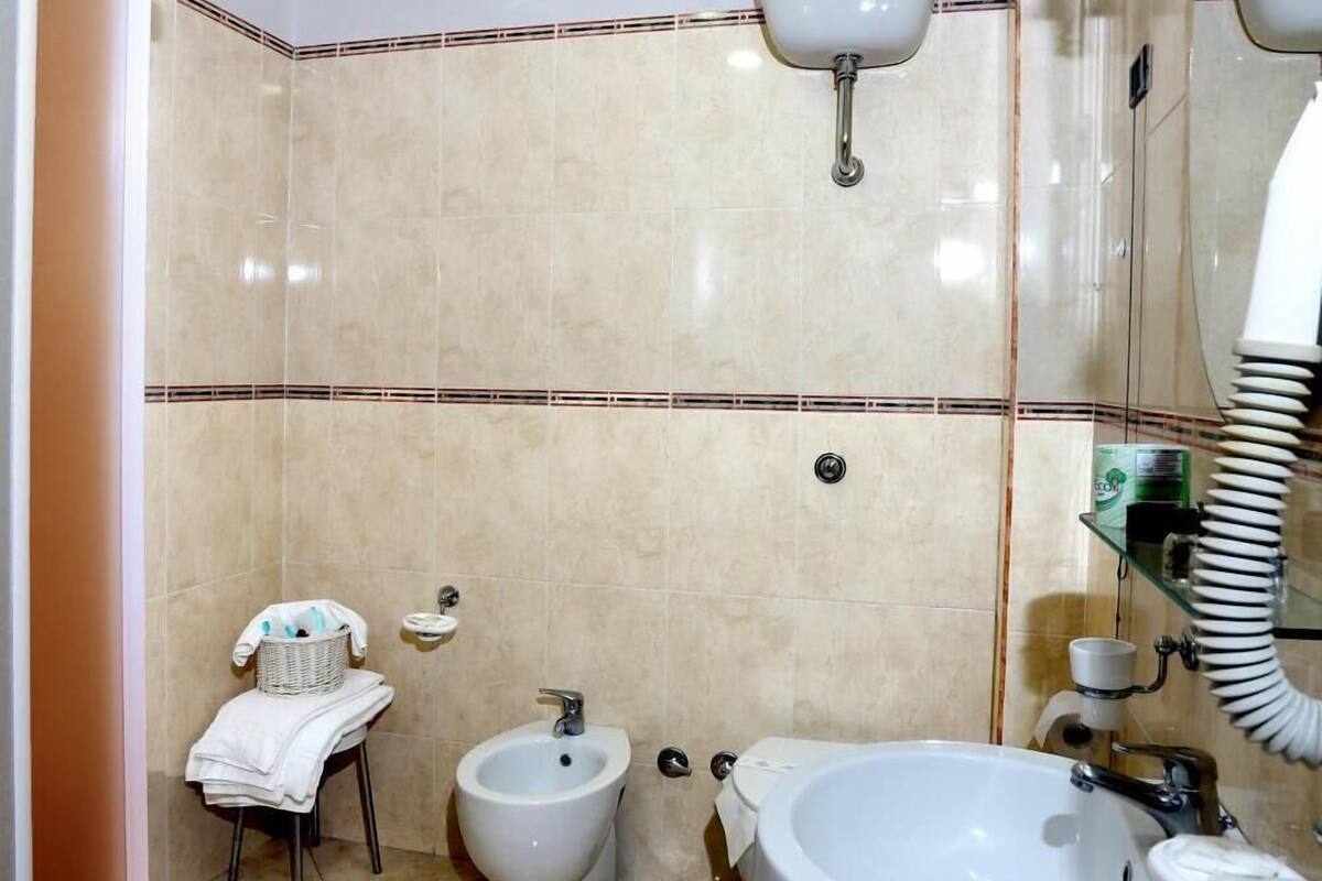 shower, free toiletries, hair dryer, bathrobes