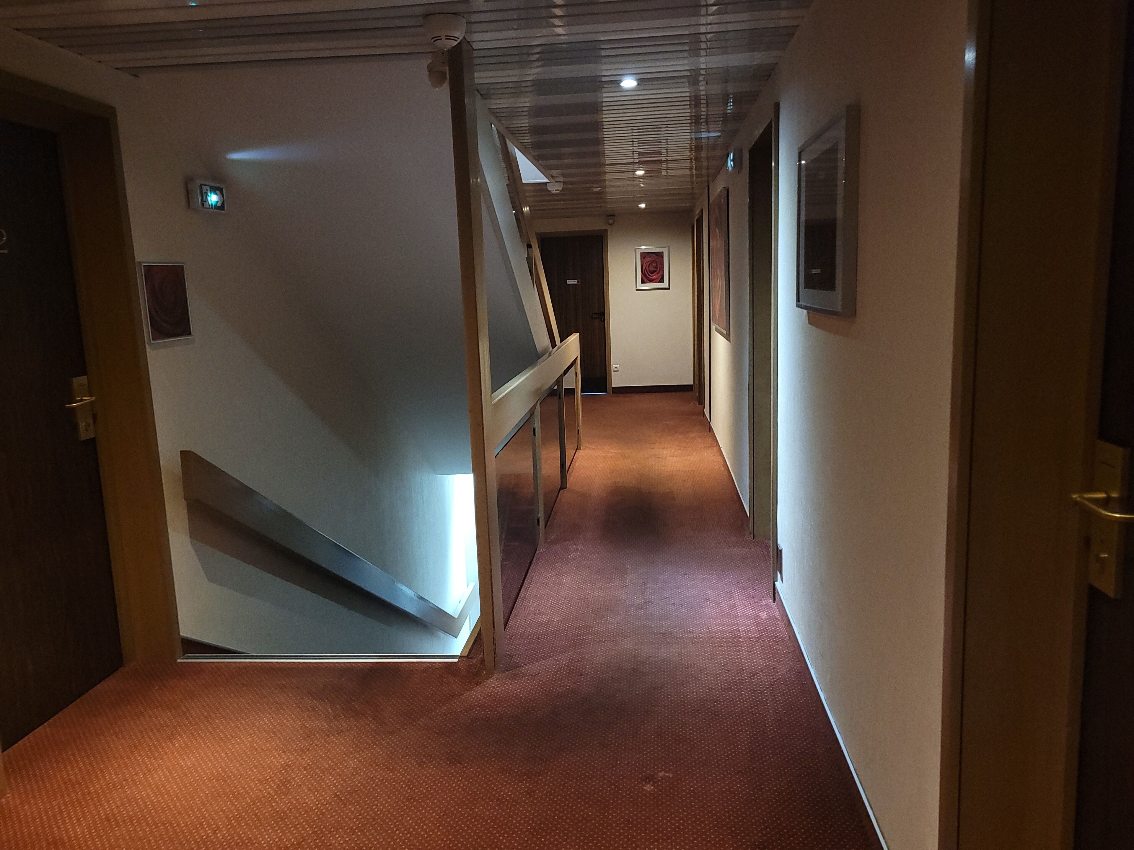 handrails in hallways