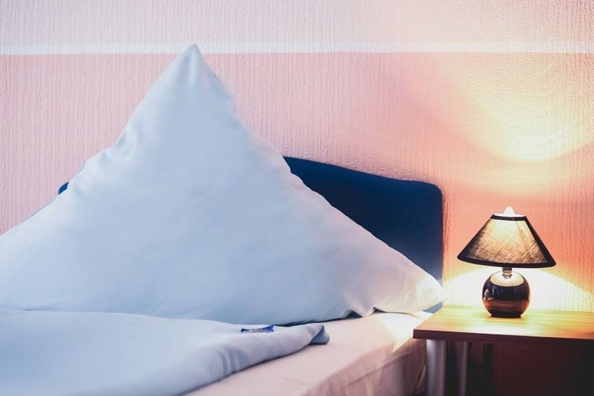 hypo-allergenic bedding, blackout curtains, iron/ironing board