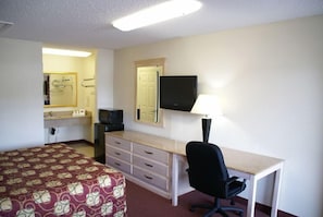 Standardzimmer, 1 King-Bett, Raucher | Schreibtisch, Bügeleisen/Bügelbrett, kostenloses WLAN, Bettwäsche