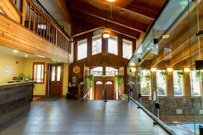 Interior entrance