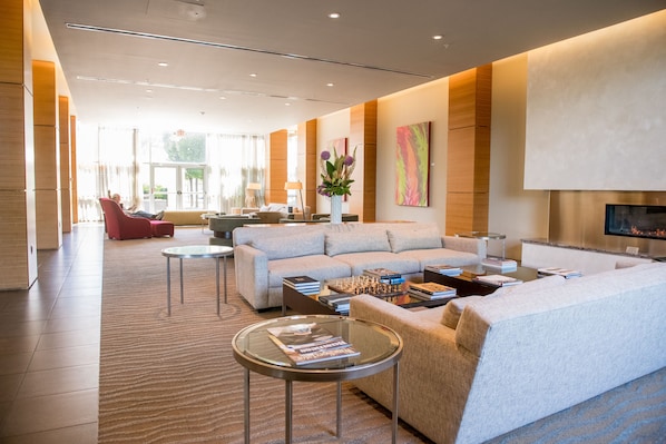 Sala de estar en el lobby