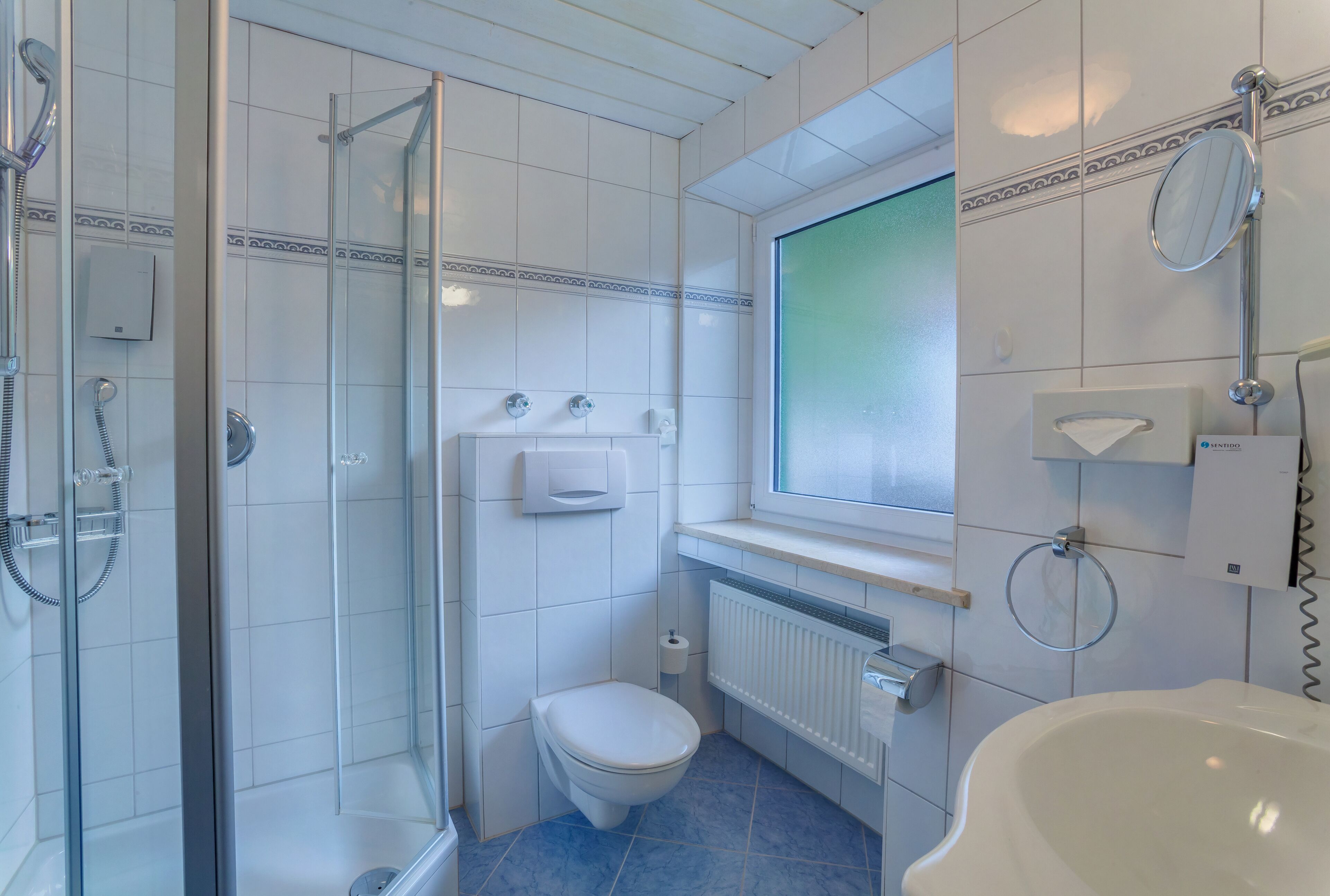 free toiletries, hair dryer, bathrobes, towels