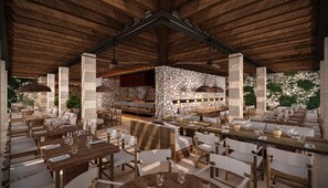 6 restaurants, breakfast, lunch, dinner served; international cuisine - Hacienda Tres Rios Resort, Spa & Nature Park-All Inclusive (Playa del Carmen)